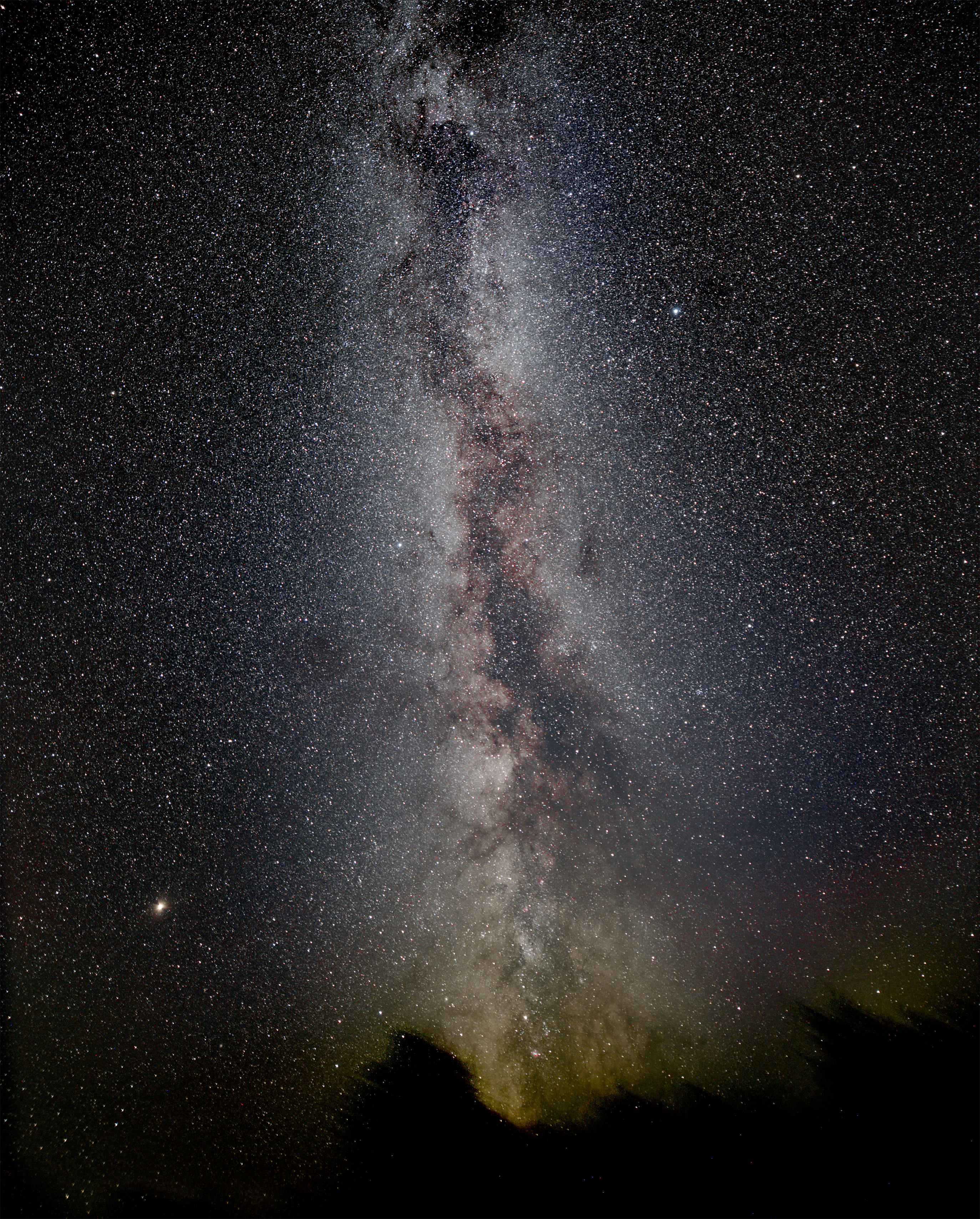 Image of the Milky Way taken with Canon 6D and 12mm Samyang lens